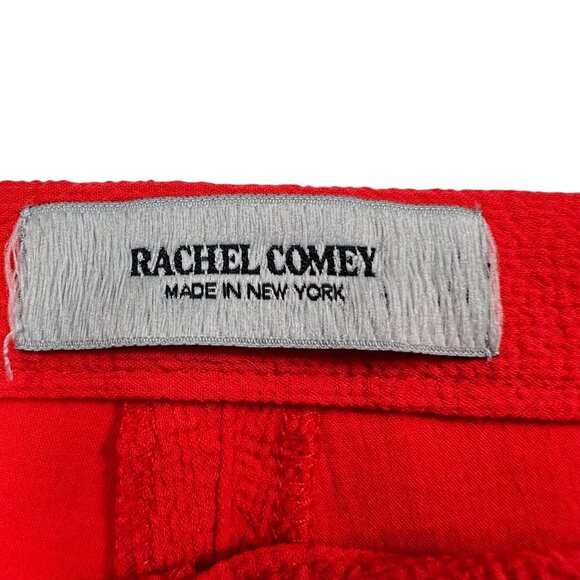 Rachel Comey Red Crepe Pants Trouser Lipstick Red Size 6 - Picture 4 of 8